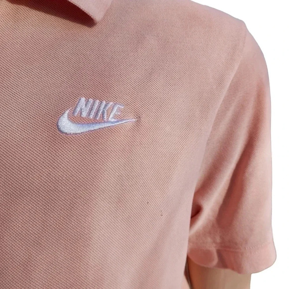 Nike Pink Polo Mens Shirt Medium - Picture 9 of 10